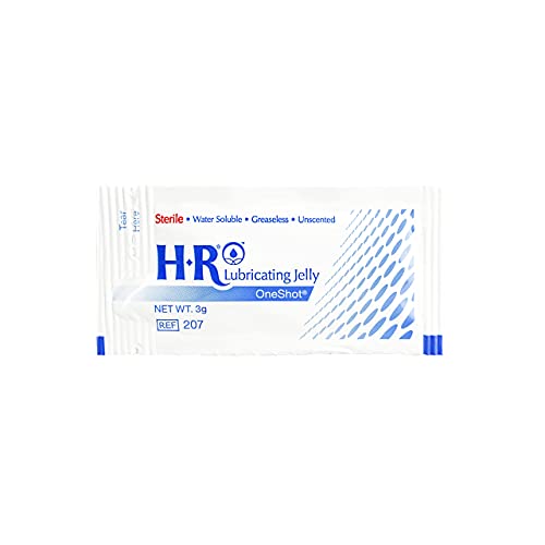 HR Pharma Sterile Bacteriostatic Lubricating Jelly Oneshot Packets For Catheter Insertion, Anti