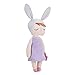 SKM Me Too Angela Stuffed Soft Cuddly Doll Toy Bunny Girls Baby Plush Rabbit Doll for Baby Kids, Birthday Gifts, Kid's Sleeping Partner, 14 inch+Gift Bag (Purple)