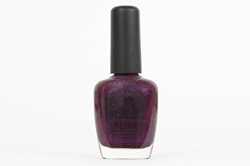 Piggy Polish Nail Polish, Shimmery, Glittery, Deep Purple, Healthy, Good Ingredients, .5 oz bottle