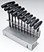 JEGS 10-Piece T-Handle Hex Key Set | Metric | Plastic Grips With Steel Shafts | Corrosion Resistant