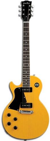 Amazon レフトハンド 左用 Grass Roots G Ls 57 L Tvy 薄型軽量ボディのレスポールスペシャルソープバーpuの甘く張りのあるサウンド エレキギター 楽器