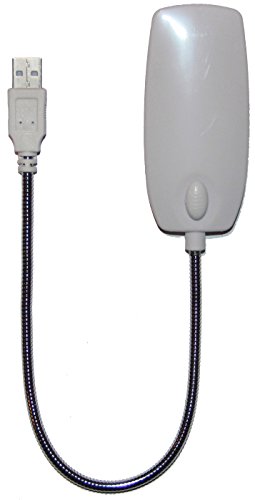 USB Reading Lamp with 28 LED Lights and Flexible Gooseneck + On / Off Switch (Polar White) - Thumbnail 6