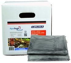 AquaTough 15 Feet x 20 Feet 45 Mil Pond and Water Garden Liner - Durable EPDM Rubber - Easy to Install - Black - Koi Fish and Plant Friendly - Resists UV