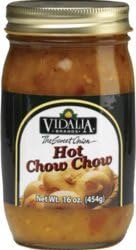 Vidalia Brand Sweet Onion Hot Chow Chow, 16-Ounce