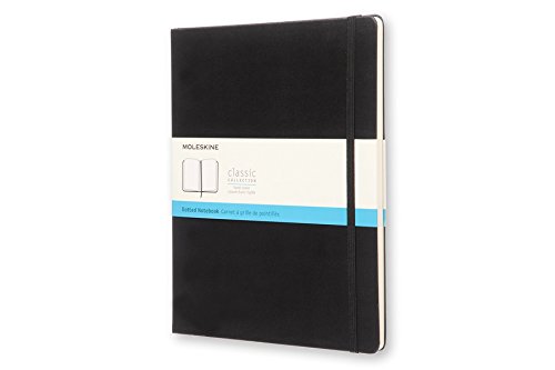 Moleskine Classic Notebook, Extra Large, Dotted, Black, Hard Cover (7.5 x 10)