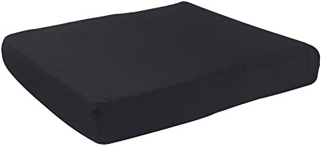 K9 Ballistics Tough Rip-Stop Orthopedic Rectangle Dog Bed Removable Washable Cover, Solid Orthopedic Foam for XX-Large Dogs 68"x40", Obsidian Black