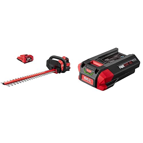 Photo 1 of ***************MISSING THE BATTERY**************
SKIL PWR CORE 40 24” Brushless 40V Hedge Trimmer Kit with Additional 2.5Ah Battery (HT4221-10 & BY8705-00)