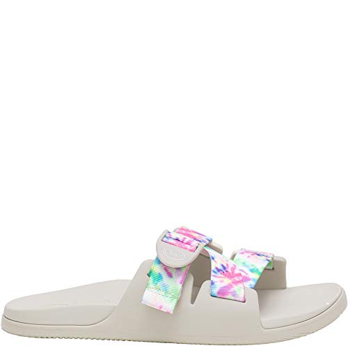 Chaco Women's CHILLOS Slide Sandal, Light Tie Dye, 10