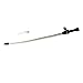 Turbo Flexible Th 350 400 Transmission Dipstick Stainless Braided Firewall Th350(Black Handle)