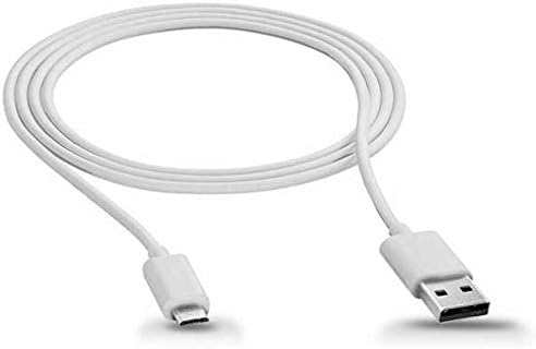 White 6ft Long USB Cable Rapid Charge Power Wire Sync Cord for Samsung Galaxy J3, J5, J7, Note 3 4 5, Edge, S5, S6, Edge, Edge+, S7, Edge - Samsung Galaxy Tab 4 NOOK 7.0 10.1, E NOOK 9.6, S2 NOOK 8.0