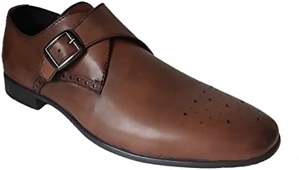 Charles Jourdan Jean Men's Leather Monk Strap Dress Shoe