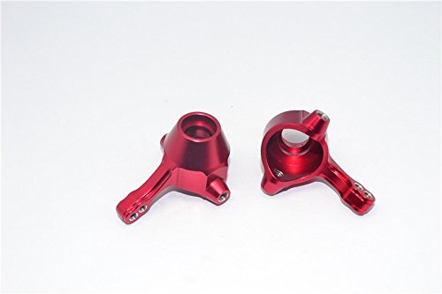 Tamiya TT02B & DF-02 Upgrade Parts Aluminum Front Knuckle Arm - 1Pr Red