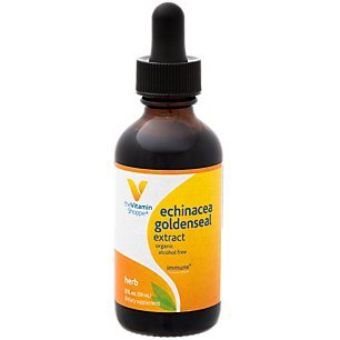 The Vitamin Shoppe Echinacea Goldenseal Extract, Seasonal Herbal Supplement Supports Healthy Immune Function (2 Fluid Ounces Liquid)