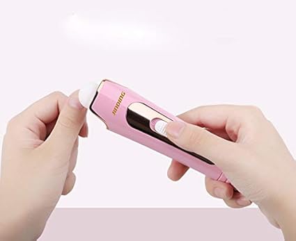 Amazon ネイルケア電動やすり ネイルポリッシャー ネイルシャイニング 磨き 爪ヤスリ 角質ケア 電動角質リムーバー ピンク Abunro ホーム キッチン
