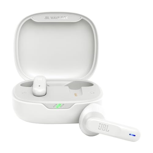 JBL Wave Flex – Kabellose In-Ear Ohrhörer mit IP54- und IPX2-Wasserdichtigkeit – TalkThru- und AmbientAware-Technologie – 32 Stunden Akkulaufzeit – In