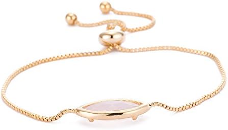 Women Fashion Charms Jewelry Gold Plated Crystal Square Cable Chain Bracelets