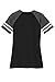Joe's USA Ladies Distressed Retro V-Neck T-Shirts. Ladies Sizes: XS-4XL