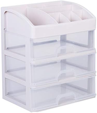 在庫処分 デスクトップ収納ボックス3層透明引き出し収納キャビネット多機能a4家庭用事務用品プラスチック収納ボックス