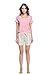 CYZ Women's 100% Cotton Woven Sleep Shorts Pajama Shorts Petite Fit with Lower Rise
