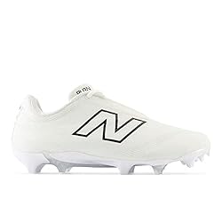 New Balance Unisex BurnX4 Lacrosse Shoe, White/Grey