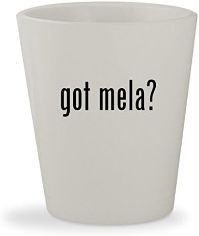 got mela? - White Ceramic 1.5oz Shot Glass