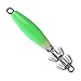 Fluorescent Squid Jig Hooks 10pcs Fishing Squid Cuttlefish Sleeve Jig Lure Octopus Multineedle Baits