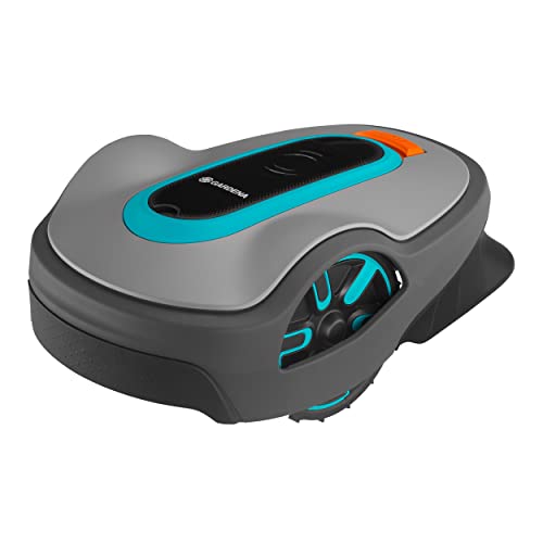 Gardena SILENO life 1000: Robotic lawnmower for lawns up to 1000m², Bluetooth app available, Easy Passage function, with 57 db (A) very quiet, inclines up to 35%, any weather, UK-version (15102-28)