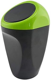 Car trash cans small car storage debris barrels Waste Storage Common,Office,kitchen, car supplies(green)