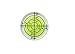 32mm Circular Bubble Spirit Level BY GFNT for Tripod, Phonograph, Turntable Etc (3-Pack Green)