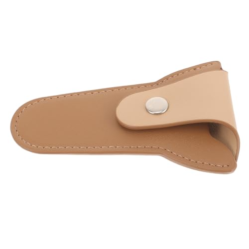 FOMIYES Leather Manicure Scissors Pouch Protective Cover for Nail and Cuticle Trimmers Lightweight Pedicure Scissor Case with Sturdy Storage Holder for Professional and Personal Use