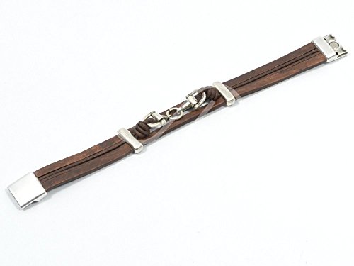 snaffle bit bracelet, men rustic brown leather bracelet, horse jewelry, country western jewelry, men equestrian jewelry, bit bracelet, FREE SHIPPING