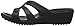 crocs Women's Sanrah Strappy Wedge Sandal, Black, 9 M US