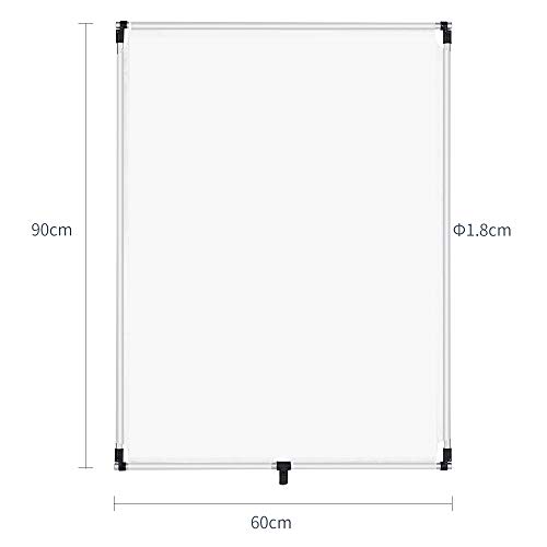 AMBITFUL 60 x 90 cm, Sun Scrim Large 5 in 1 Black Silver Gold White Diffuser Reflector Aluminium Alloy Frame for Photography