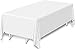 Utopia Kitchen 90 by 132-Inch, White Tablecloth, 100 Percent Polyester Rectangular Table Cover