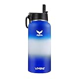 Vmini Water Bottle with New Wide Handle Straw