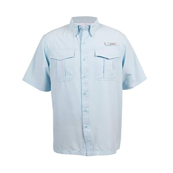 HABIT Men's Belcoast Short Sleeve River Guide Fishing Shirt Fishing