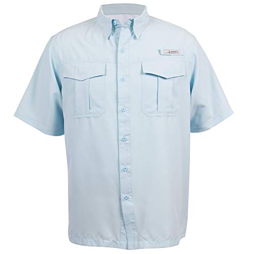 HABIT Men's Standard Belcoast Short Sleeve River Guide Fishing Shirt