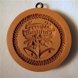 "Merry Christmas" springerle cookie mold by Anis-Paradies