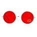 SA106 Color Groovy Hippie Wire Rim Round Circle Red Lens Sunglasses
