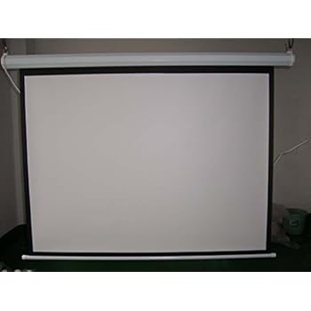 widescreen projection mounted ceiling manual retractable movie ratio pull steel case screen down office projector theater