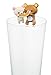 Kitan Club Putitto San-X Rilakkuma Cup Toy - Blind Box Includes 1 of 5 Collectable Figurines - Hangs on Thin, Flat Edges - Authentic Japanese Design - Made from Durable Plastic