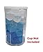 30 Pack of Blue3D(tm) Reusable Plastic Ice Cubes In Blue, White and Light BluePlastic Cubes Won't Dilute Drinks BPA FREE