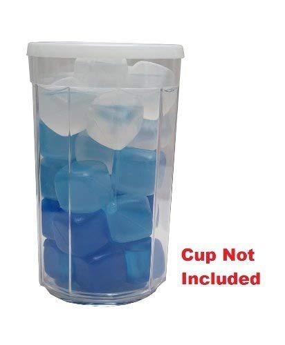 Reusable Plastic Ice Cubes In Blue