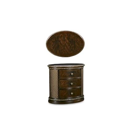Amazon Com A R T Furniture Gables Cherry Oval 3 Drawer