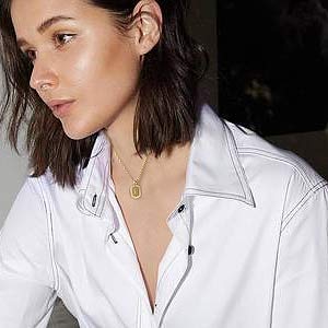 Gold Initial Necklaces for Women Girls, 14K Gold Plated Letter Pendant Necklaces Initial Layered Gold Necklaces for Women-S