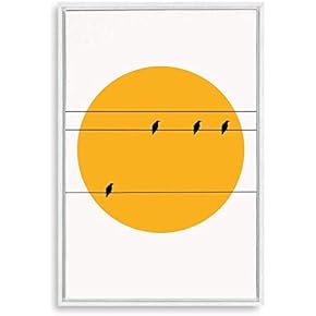 Framed Home Artwork Nordic Style Mo for Living Room Bedroom