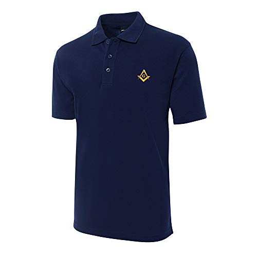 Lexiu Yibai Masonic Lodge Embroidery Shrot Sleeve Polo Shirts