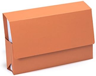 Exacompta Guildhall Probate Wallets, 315 GSM, Foolscap - Orange, Pack of 25