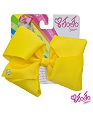 JoJo Siwa Signature Collection Hair Bow Neon Yellow
