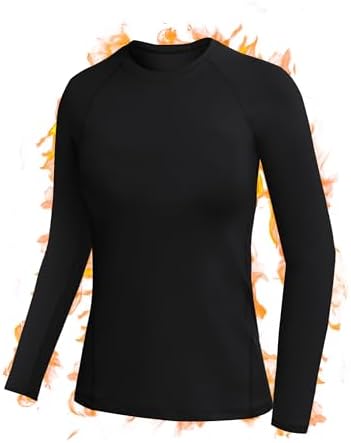2 Pack Thermal Shirts for Men, Long Johns Shirts with Fleece Lined
